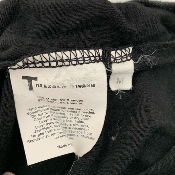 T by Alexander Wang one shoulder cotton dress - Picture 4 of 5